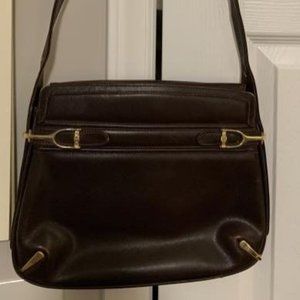 Vintage Italian Leather Bettina Shoulder Bag